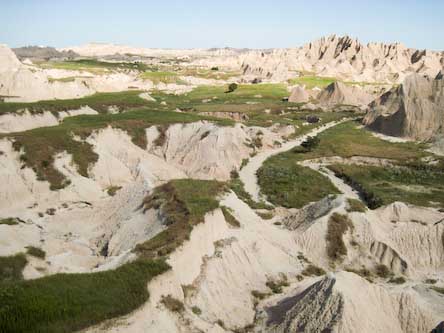 Looking out over Sage Creek