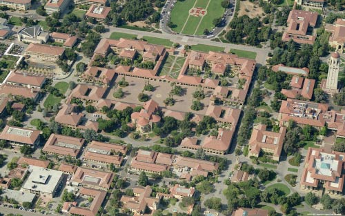 Stanford from the air.  My hopes, dreams, and identity.  In use March 2007 - June 2009.